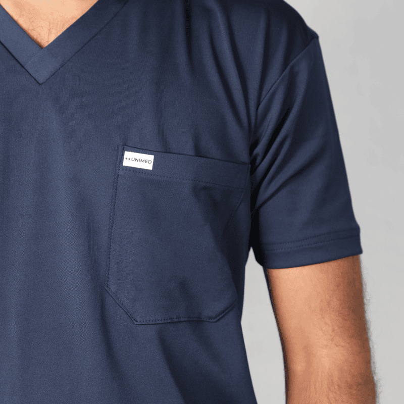 Unimed V Neck men's Stretchable scrubs