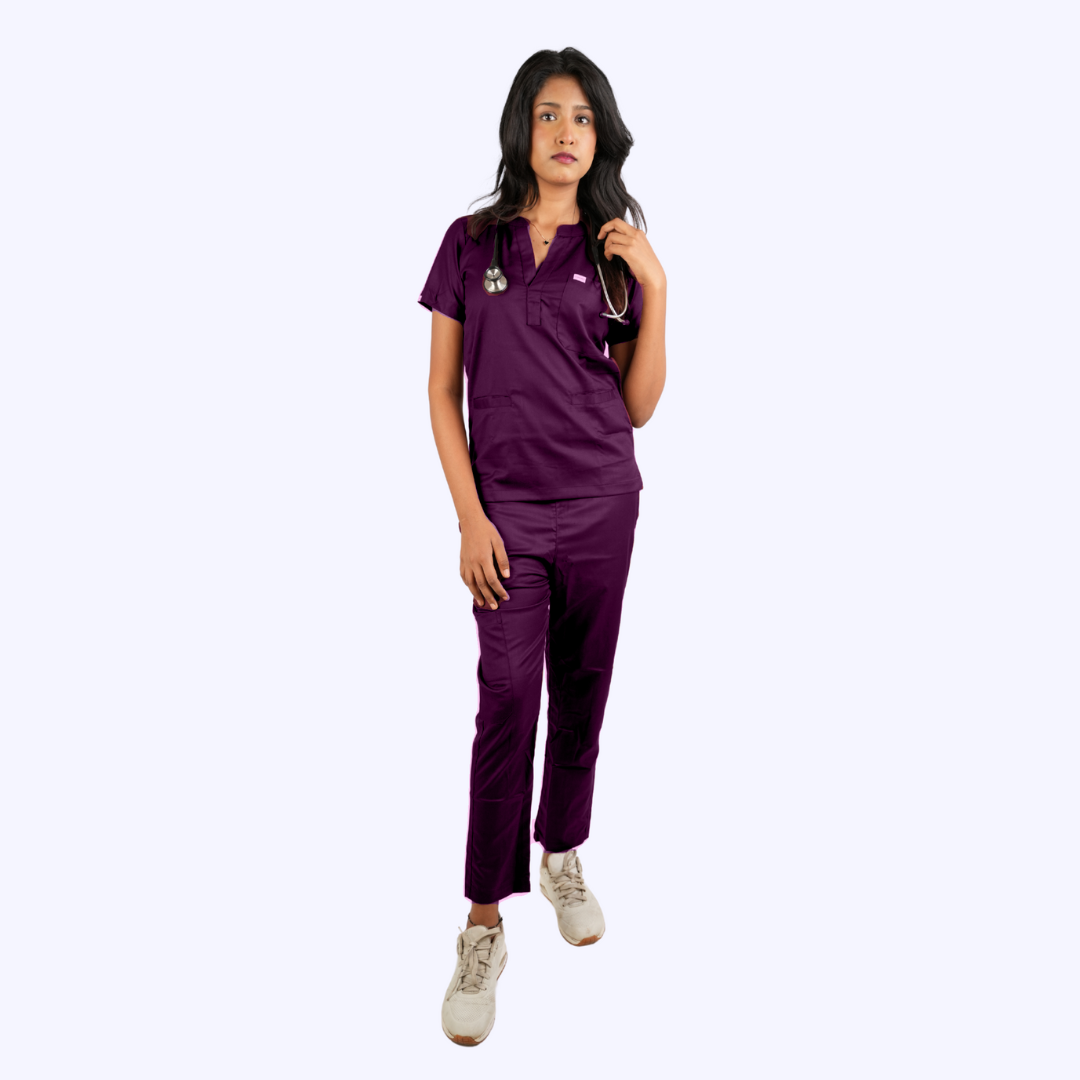 Unimed Mandarin Collar Women's classic Scrubs Unimed Mandarin Collar Women's classic Scrubs