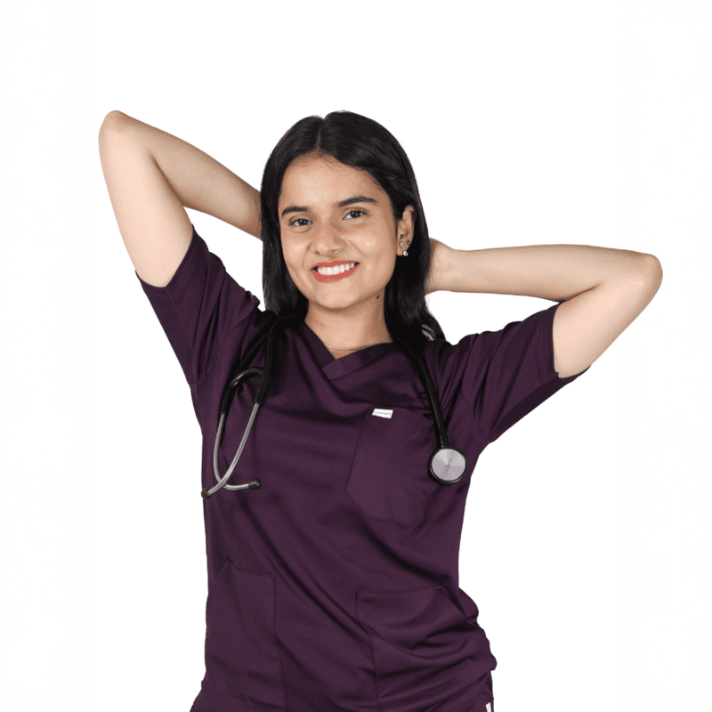 V Neck Stretchable scrubs