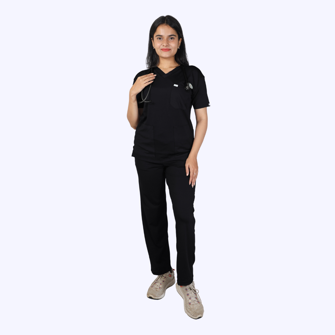 Unimed V Neck Women's Stretchable scrubs