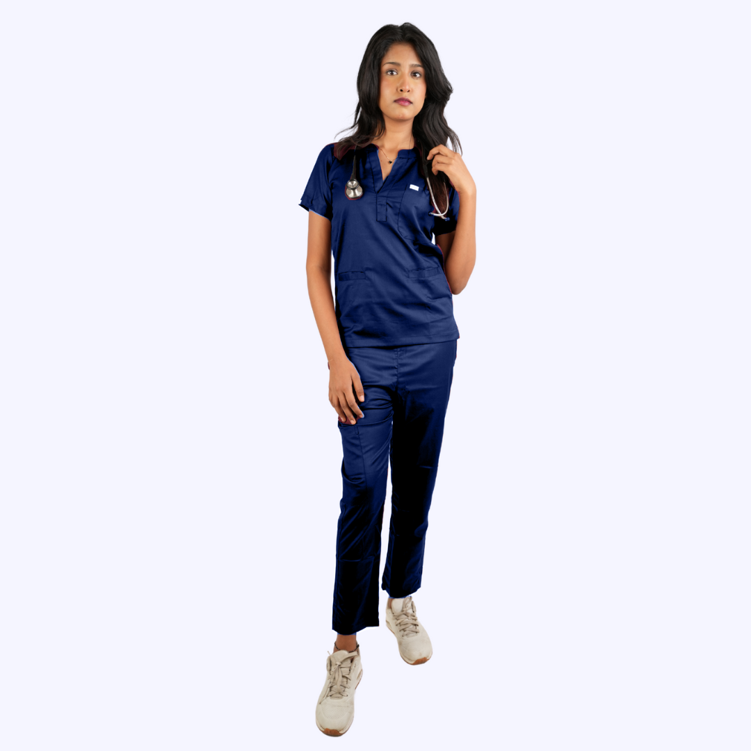 Unimed Mandarin Collar Women's classic Scrubs Unimed Mandarin Collar Women's classic Scrubs