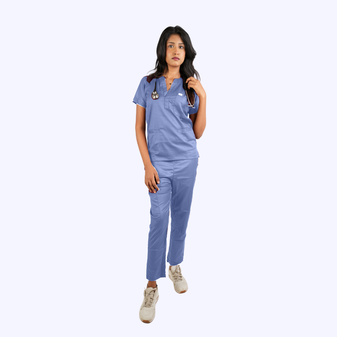 Unimed Mandarin Collar Women's classic Scrubs Unimed Mandarin Collar Women's classic Scrubs