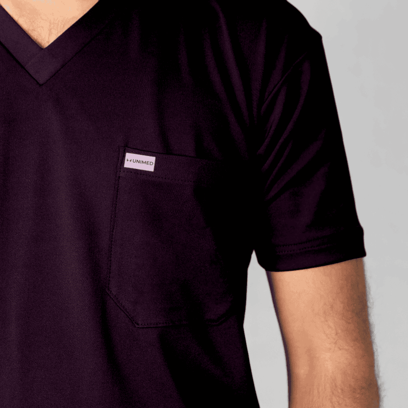 Unimed V Neck men's Stretchable scrubs