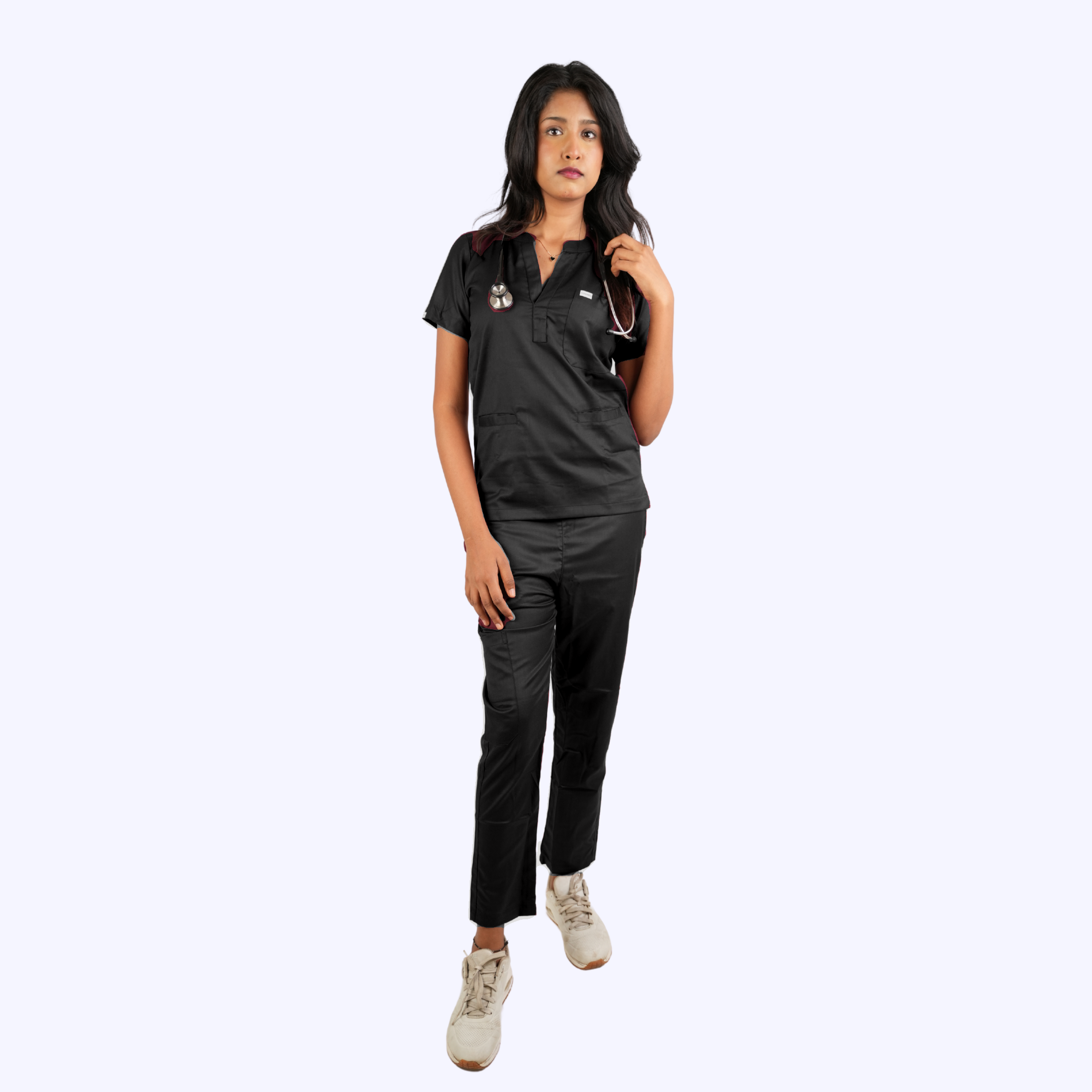 Unimed Mandarin Collar Women's classic Scrubs Unimed Mandarin Collar Women's classic Scrubs