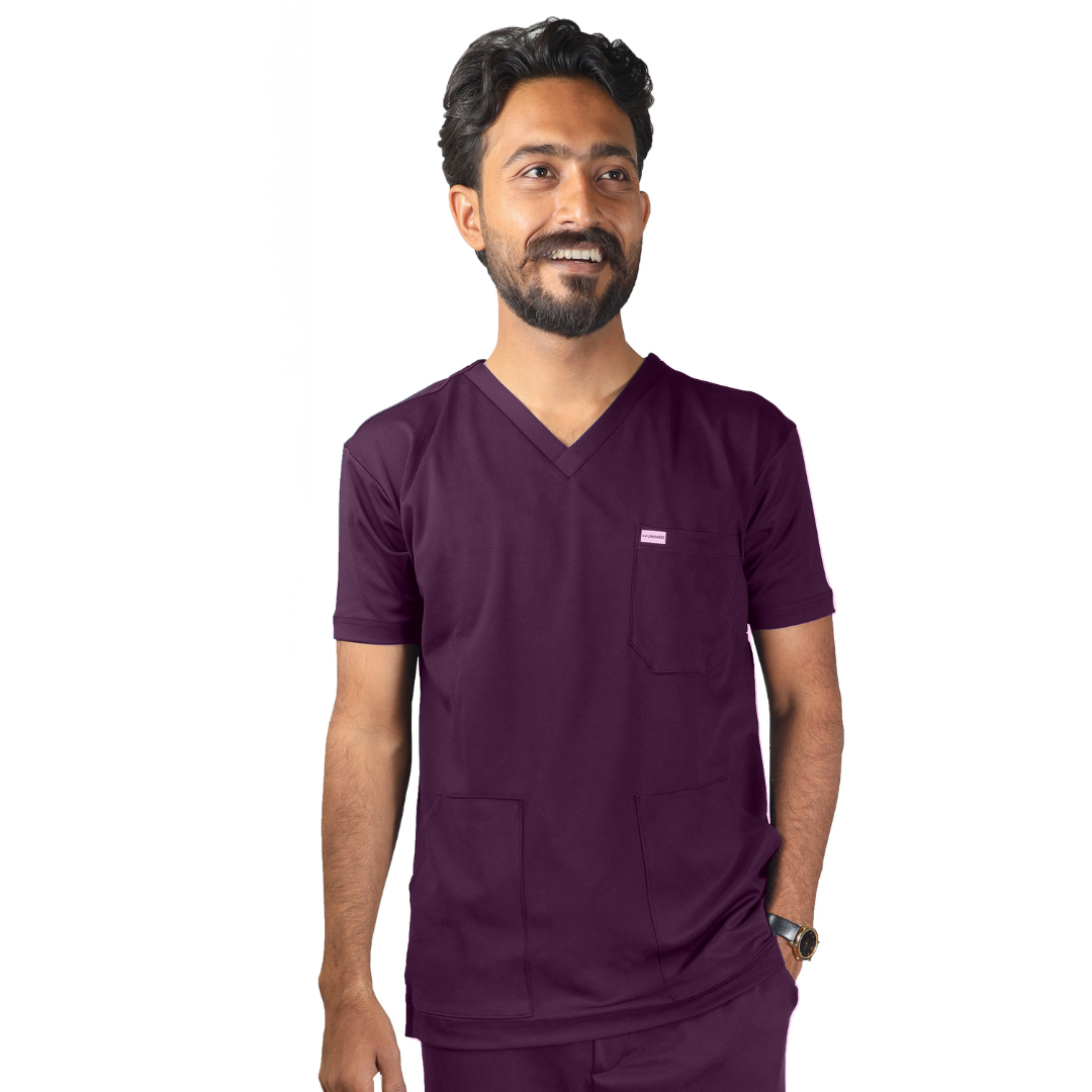 Unimed V Neck men's Stretchable scrubs
